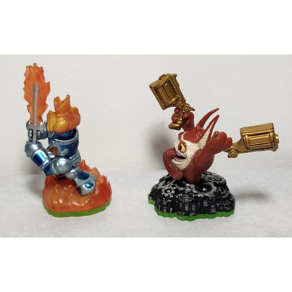 Activision Skylanders Spyro's Trigger Happy & Ignitor Characters 2011 Pre-owned - Picture 2 of 5